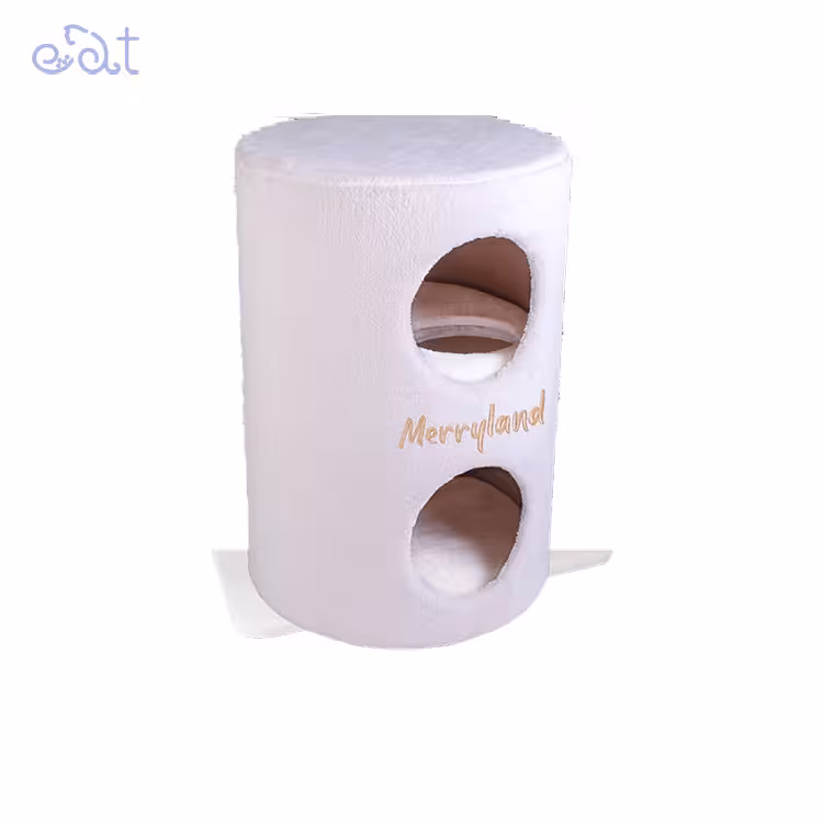 اسکرچر و درخت گربه مریلند مدل تورینو MerryLand Torino Scratcher & Cat Tree (رنگ سفید)