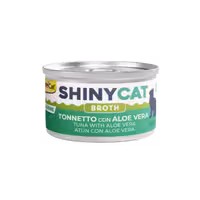 کنسرو گربه بالغ مدل Shiny تن و آلوئه ورا برند Gim Cat جیم کت 70 گرمی
