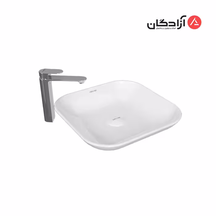 روشویی روکابینتی چینی کرد مدل آنتوریوم 46 بدون پانچ