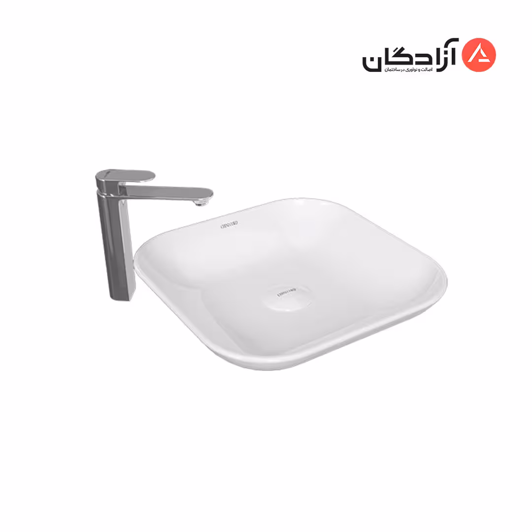 روشویی روکابینتی چینی کرد مدل آنتوریوم 46 بدون پانچ