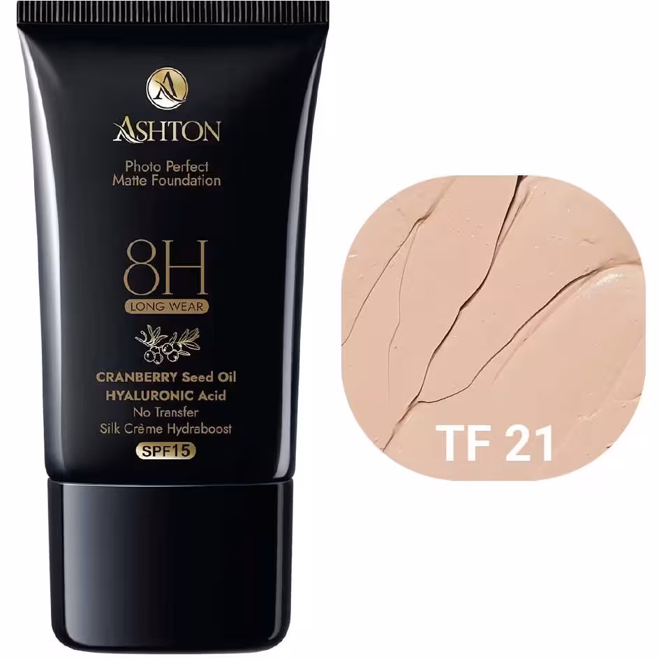 کرم پودر تیوپی اشتون SPF15 شماره 21 حجم 30 میلی لیتر