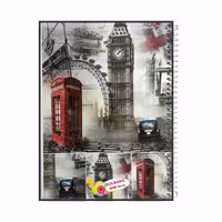 دفتر مشق 200 برگ مدل کلاسیک کد 5004 | چاوه