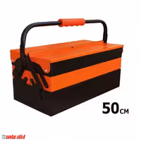 جعبه ابزار فلزی 50 سانت 3 طبقه اتومات تانوس مدل TB-503