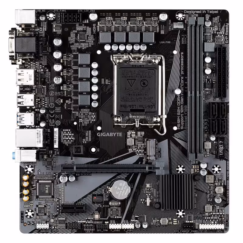 مادربرد گیگابایت gigabyte H610M S2H DDR4 - کامپیوترچی