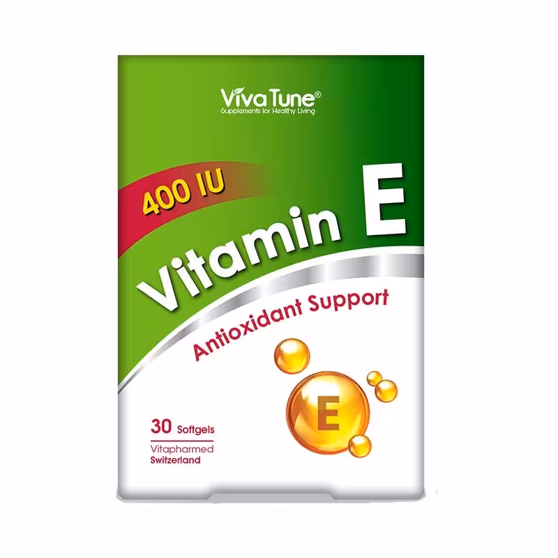 سافت ژل ویتامین 400 E واحد ویواتون بسته 30 عددی