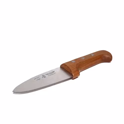 چاقو سلاخی دسته چوبی حیدری سایز 1