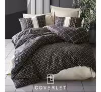 روتختی کاوری بژ چهارخانه طرح Antre