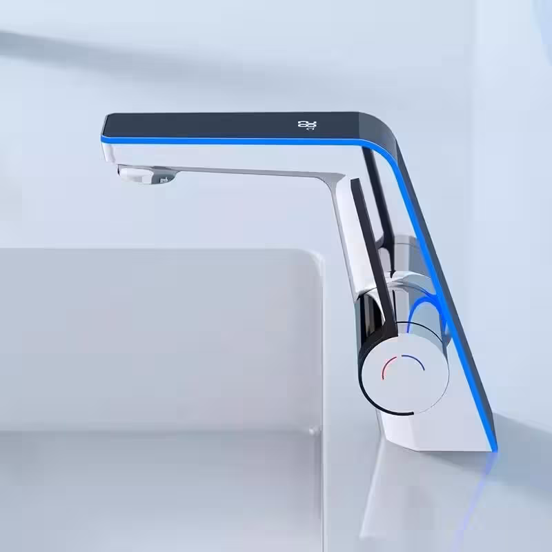 شیر روشویی وارداتی ال ای دی دار