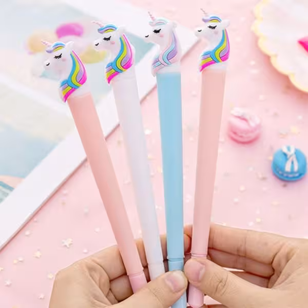 روان نویس اسب تکشاخ یال رنگی Unicorn Colorful pen