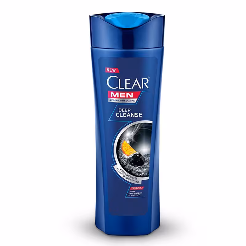 شامپو زغالی کلیر deep cleans حجم 320ml