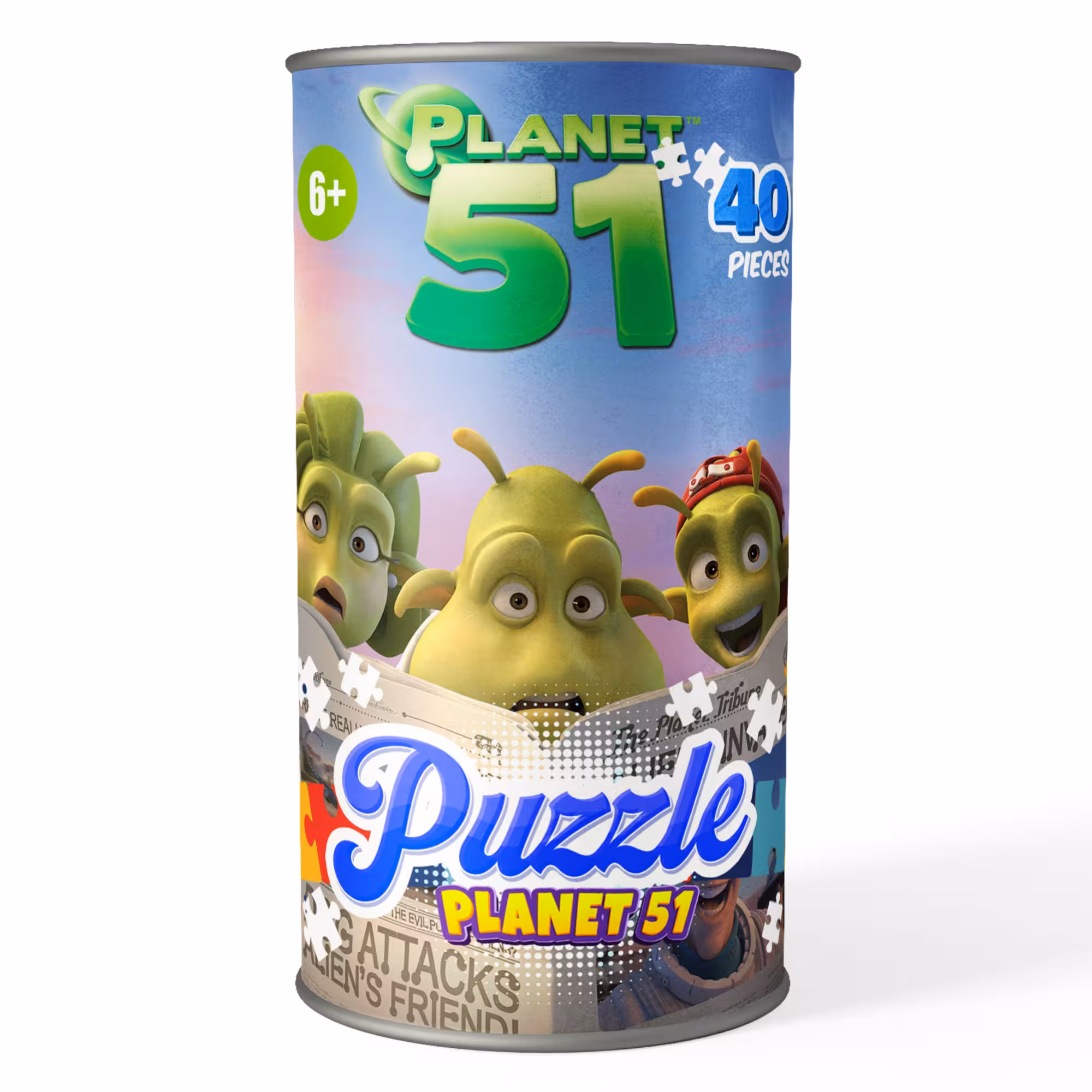 پازل 40 تکه کارتون سیاره 51