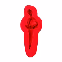 قالب مولد فوندانت سیلیکونی سورناپارت طرح بالرین بزرگ کد 807