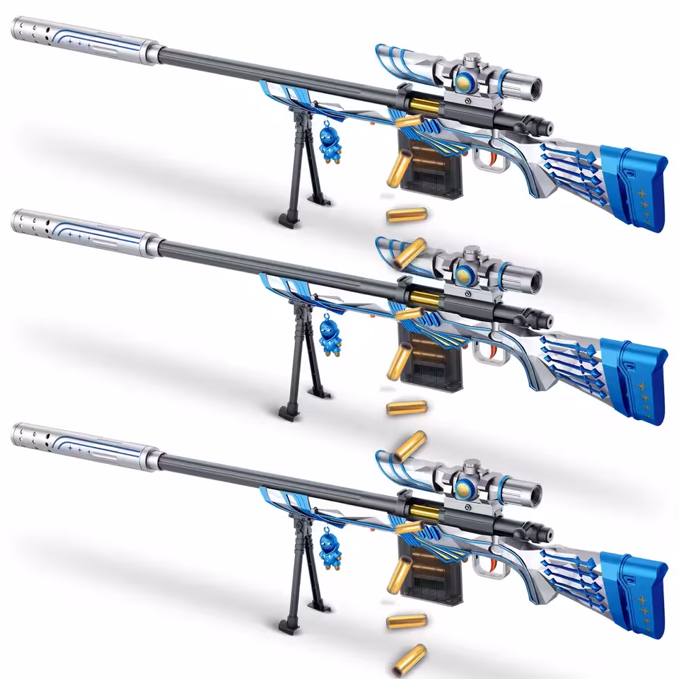 تفنگ تیر اسفنجی پوکه پران پایه دار شاتگان وینچستر