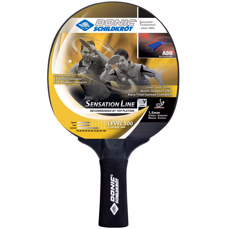 راکت پینگ پنگ دونیک شیلدکروت مدل Sensation Line Level 500 | کالا مکس