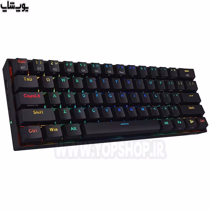 کیبورد بی سیم گیمینگ RGB ردراگون مدل K530 Draconic