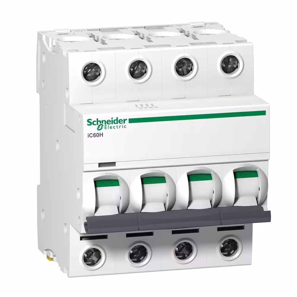 کلید مینیاتوری سه پل+ نول 20 آمپر اشنایدر مدل B20-6K-3P+N