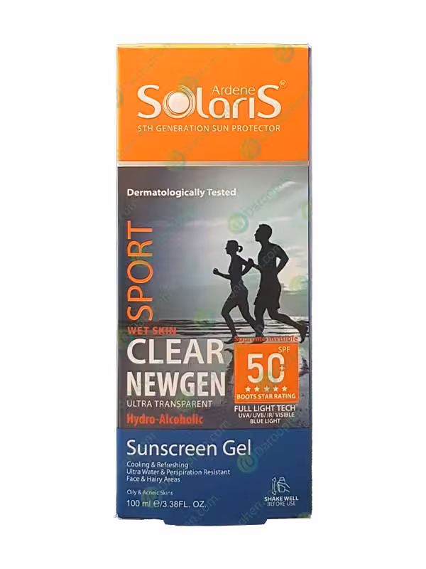 ژل ضد آفتاب آردن اسپرت سولاریس SPF50