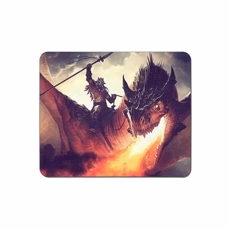 خرید و قیمت ماوس پد طرح dragon rider کد 3697