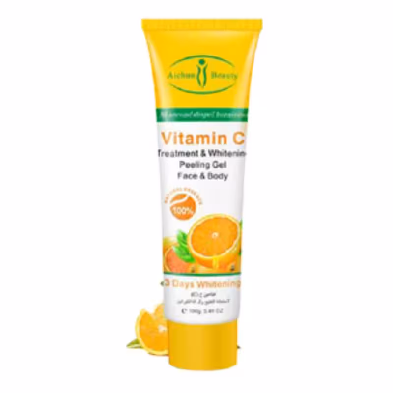 ژل لایه بردار و سفید کننده صورت و بدن ایچون بیوتی عصاره پرتقال