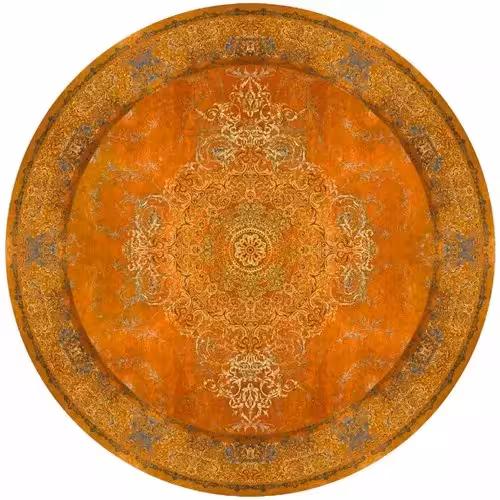 فرش ورساچه گرد کد 300403 آجری 1200 شانه