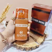 ادکلن مردانه آر تی مدل leather brown حجم 100 میلی لیتر اورجینال اماراتی