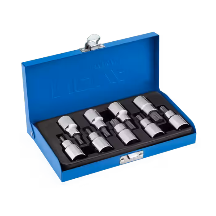 جعبه بکس 1/2 اینچ 9 پارچه آلنی ستاره ای نووا مدل 7005