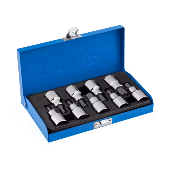 جعبه بکس 1/2 اینچ 9 پارچه آلنی ستاره ای نووا مدل 7005