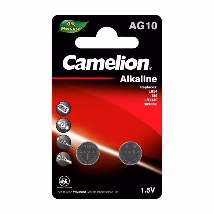 باتری سکه ای پلاس آلکالاین کملیون مدل AG10