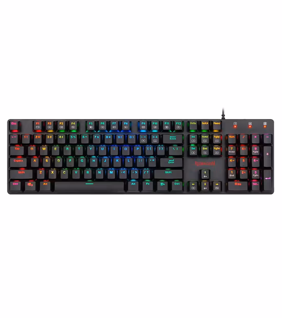 کیبورد باسیم مخصوص بازی ردراگون مدل Shrapnel K589 RGB
