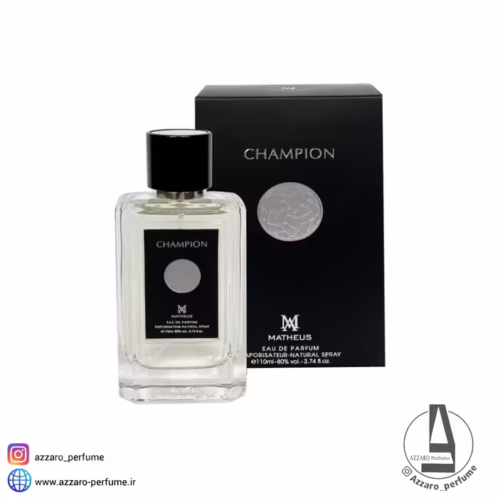 ادکلن مردانه متئوس مدل CHAMPION حجم 110 میل