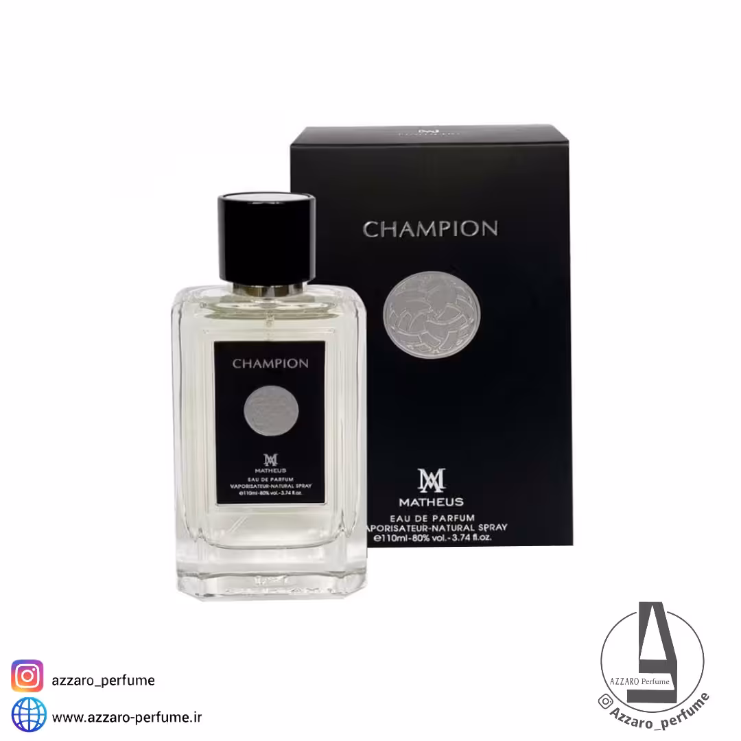 ادکلن مردانه متئوس مدل CHAMPION حجم 110 میل