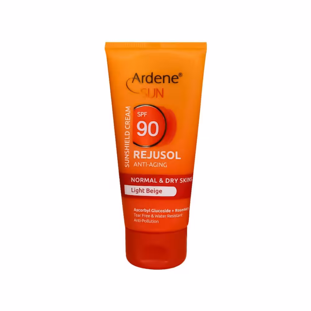 کرم ضد آفتاب رنگی SPF90 آردن مناسب پوست معمولی و خشک 50 گرم