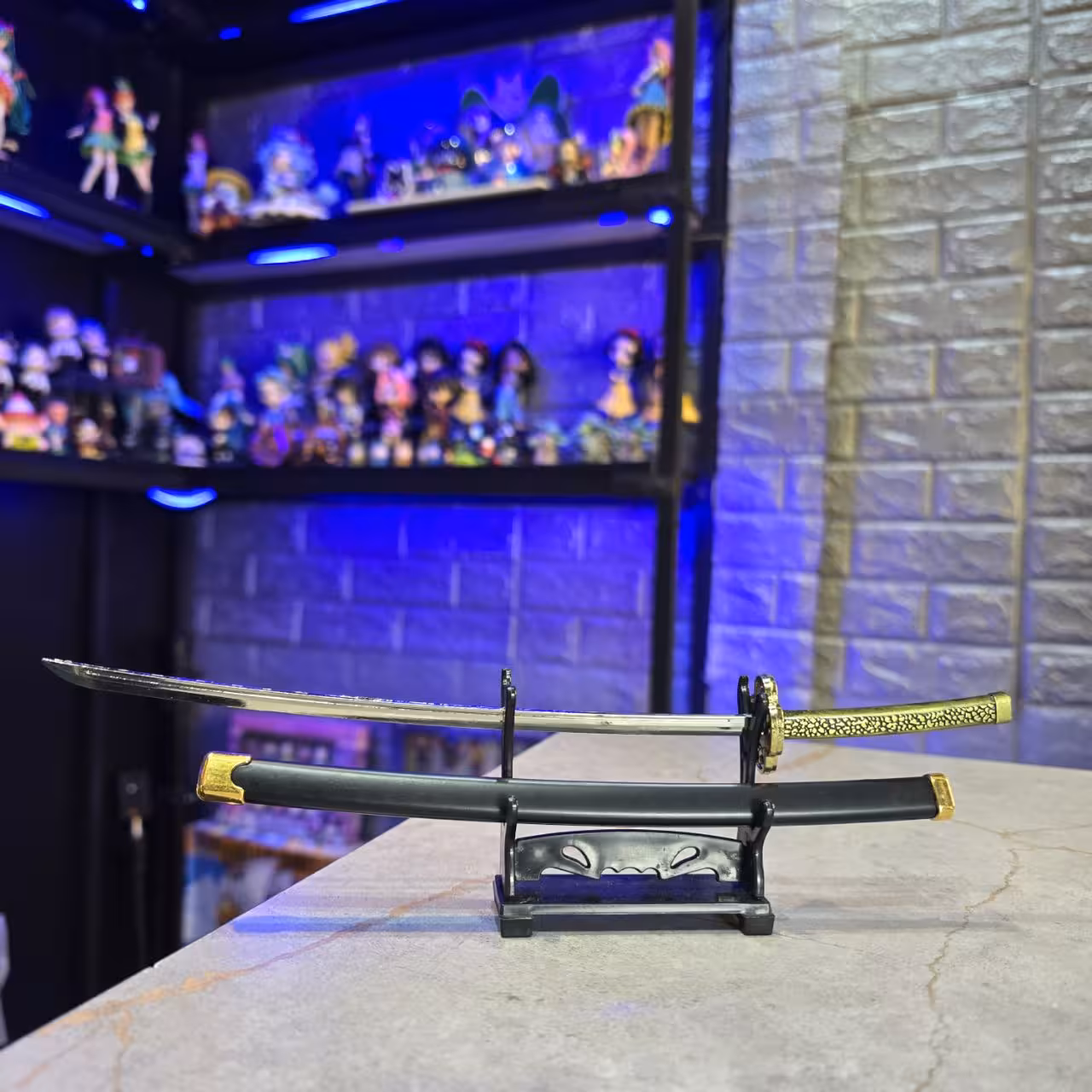 شمشیر فلزی 25 سانتی انیمه 4