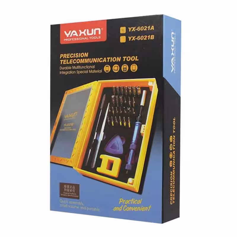 ست پیچ گوشتی 63 عددی یاکسون YAXUN YX-6021A