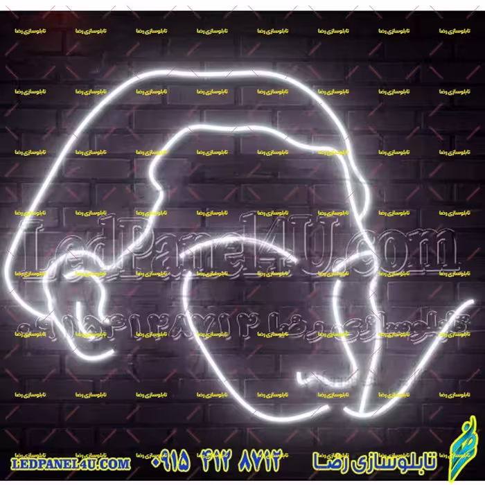 تابلو نئون فلکسی سالوادور (مخصوص آرایشگا و پیرایشگاه) کد 17032
