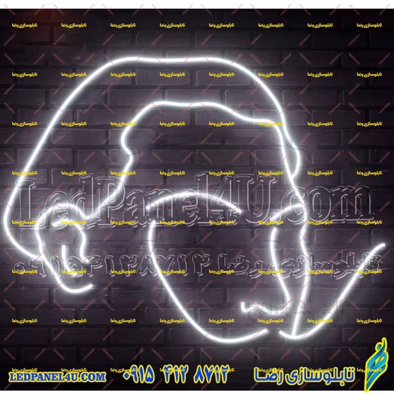 تابلو نئون فلکسی سالوادور (مخصوص آرایشگا و پیرایشگاه) کد 17032