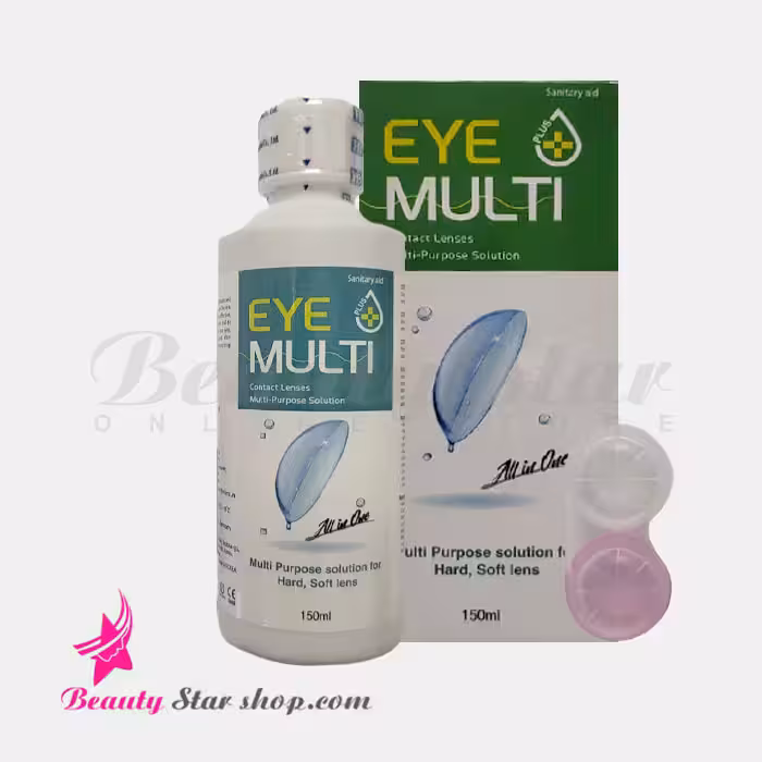 محلول لنز چند منظوره آی پلاس مولتی حجم 150 میلی لیتر