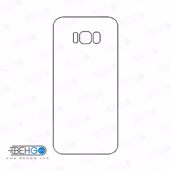 برچسب پشت سامسونگ گلکسی اس 8 محافظ پشت رنگی و اکلیلی گوشی Samsung Galaxy S8 Back Protector