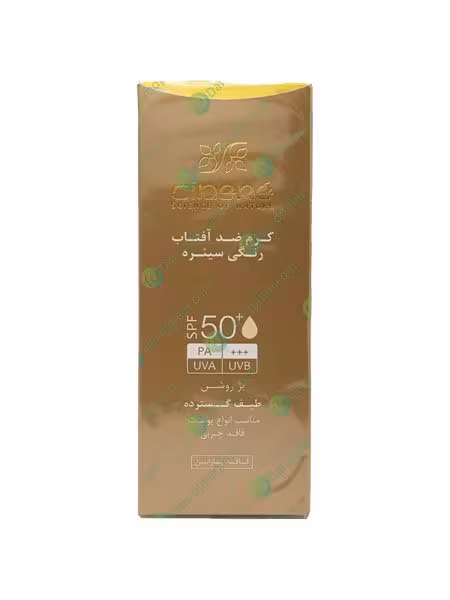 کرم ضد آفتاب رنگی سینره SPF50