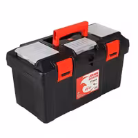 جعبه ابزار پلاستیکی بزرگ  19 اینچی  آروا  ابعاد 45  26  23 (پس کرایه)