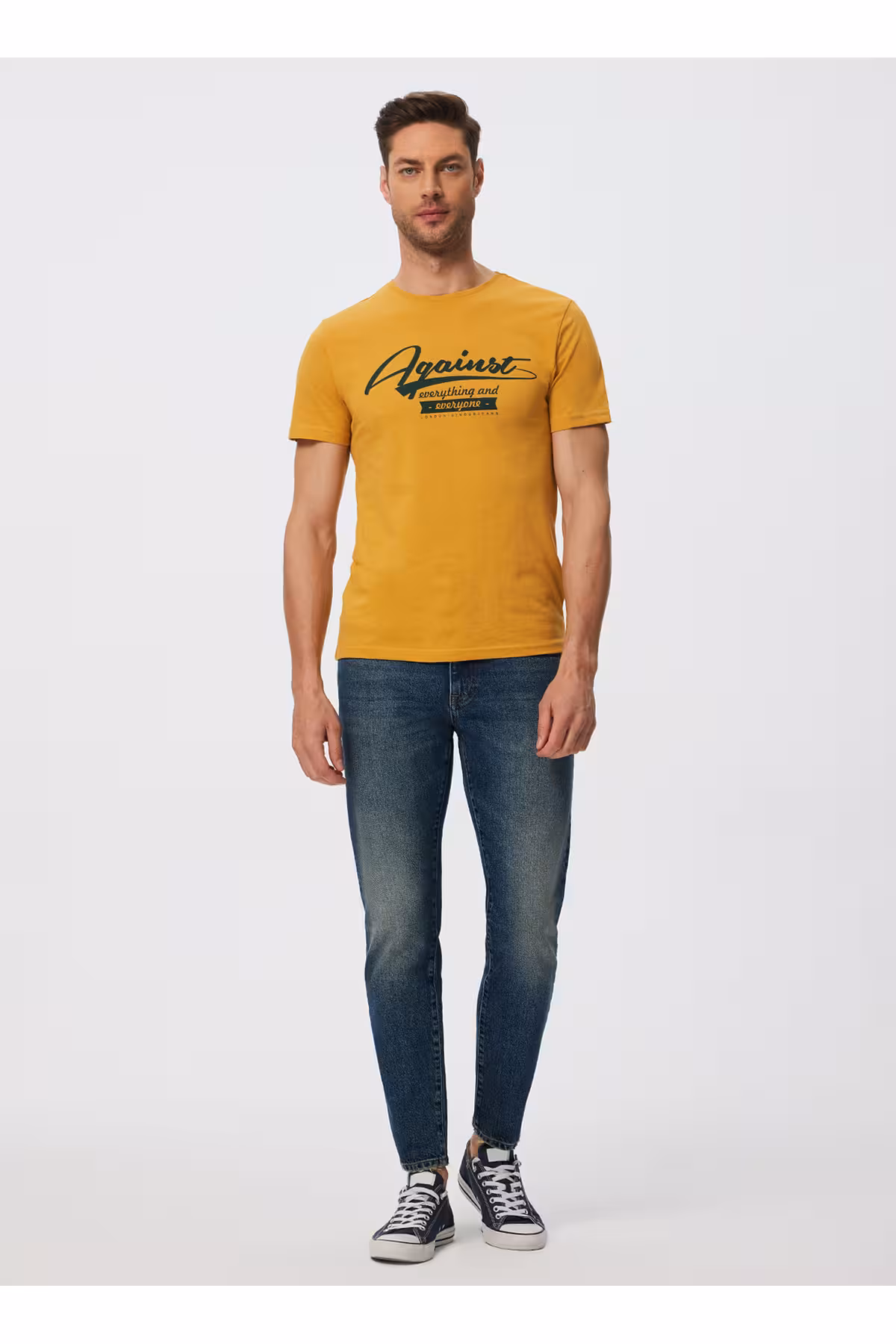 شلوار جین مردانه کمر نرم و باریک 241 LCM لندن آبی Lee Cooper