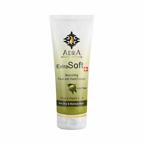 کرم تیوپی دست و صورت آدرا Adra Extra Soft Nourishing Face And Hand Cream