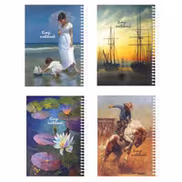 دفتر مشق 100 برگ تیما مدل LOVE مجموعه 4 عددی | چاوه