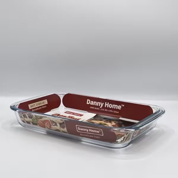 دنی هوم - ظرف پیرکس مستطیل بزرگ kp005