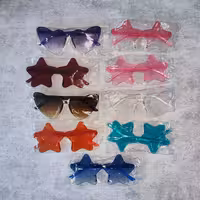 پک 19 عددی عینک پلاستیکی فانتزی جذاب