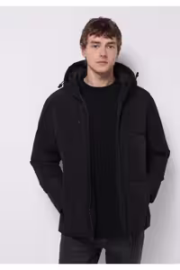 کاپشن کت سیاه مردانه باریک اورجینال Colin’s