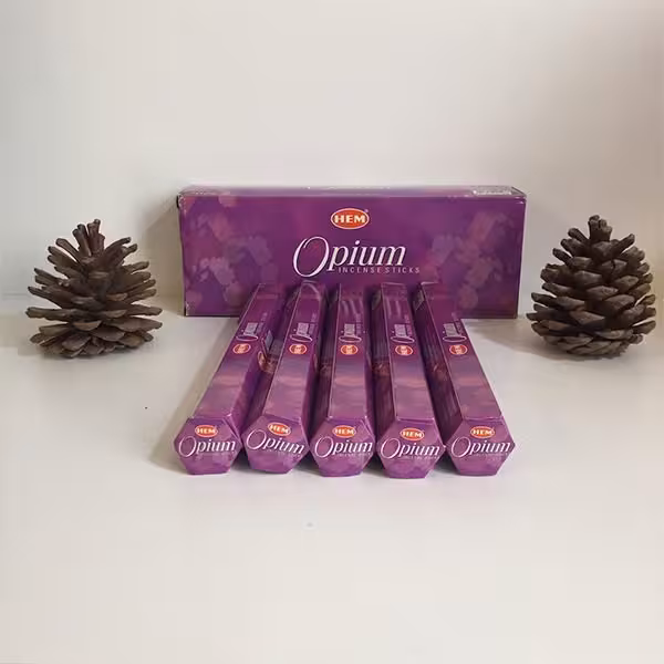 عود شاخه ای شقایق هم HEM Opium Incense Stick