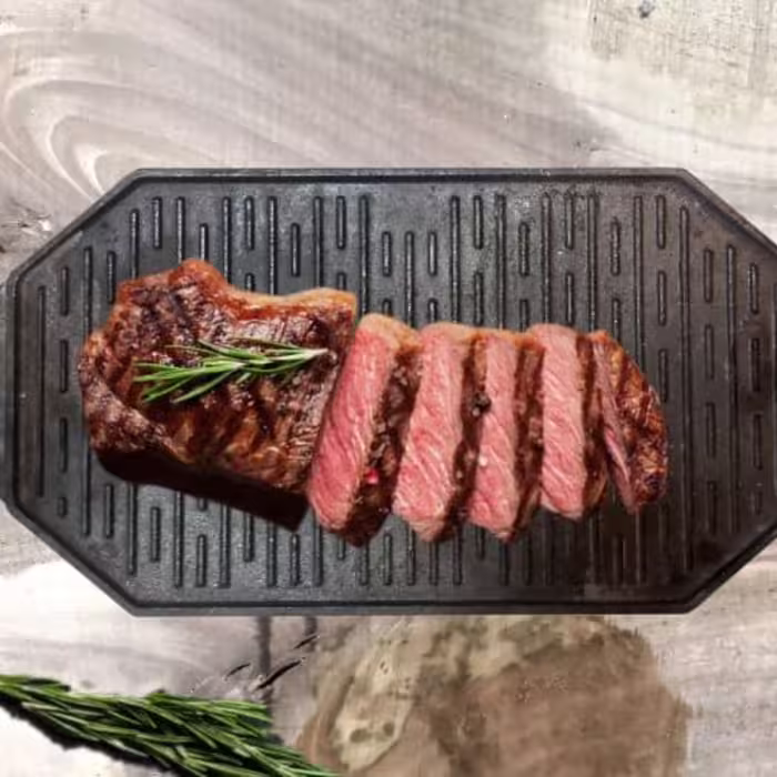 تابه گریل چدن8 ضلعی دو طرفه نچسب چدنی