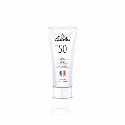 کرم ضد آفتاب بی رنگ SPF50 برای پوست خشک 40 میل برند لیاشو