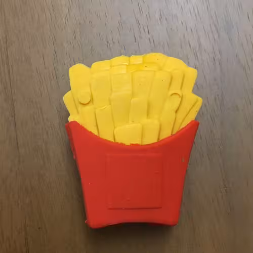 پاکن فانتزی طرح سیب زمینی سرخ کرده